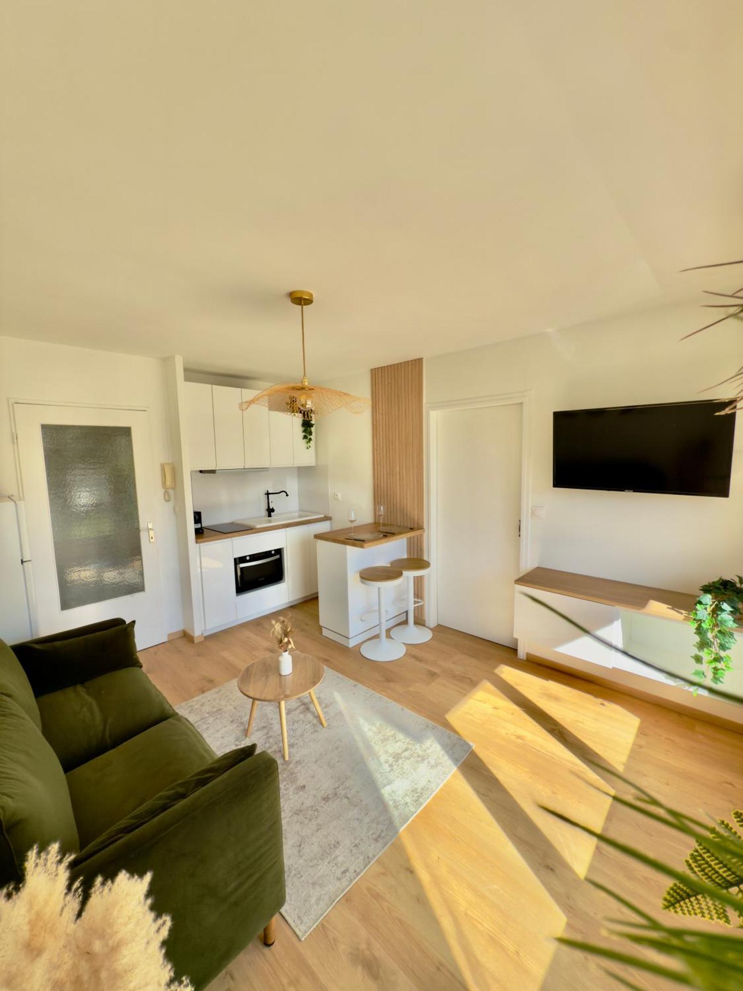 Appartement 1 chambre pour 2 pers - fraîchement rénové - terrasse - parking Dinard Exterior foto