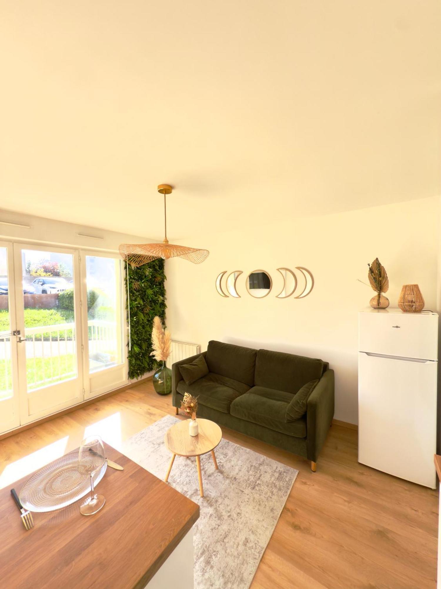 Appartement 1 chambre pour 2 pers - fraîchement rénové - terrasse - parking Dinard Exterior foto
